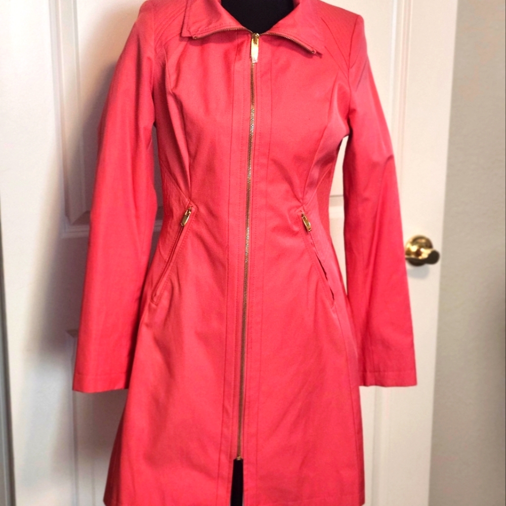 Via SPIGA Salmon Spring Coat, Size XS, Never Been Worn